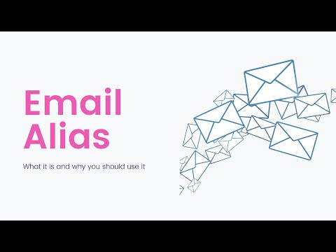 What is an email alias and how to create one