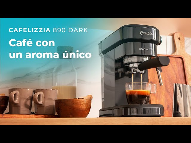 Cafetera Espresso Cecotec Cafelizzia 890 Dark 1,1L 20 bar vaporizzatore latte video
