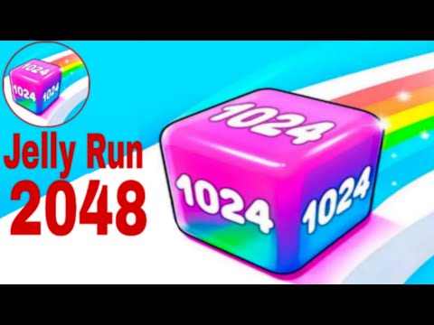 JELLY RUN 2048 ♾️(jelly tube run 2048) vs Blob Merge 3D gameplay Walkthrough android iOS
