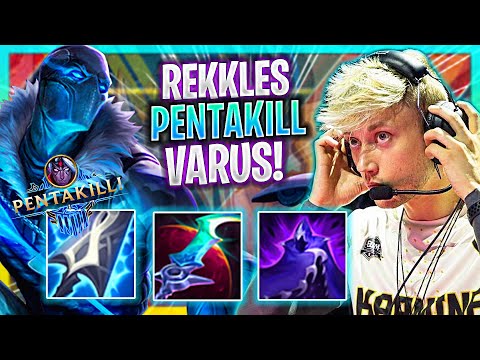 REKKLES GETS PENTAKILL WITH VARUS! | FNC Rekkles Plays Varus ADC vs Tristana! | Season 2023