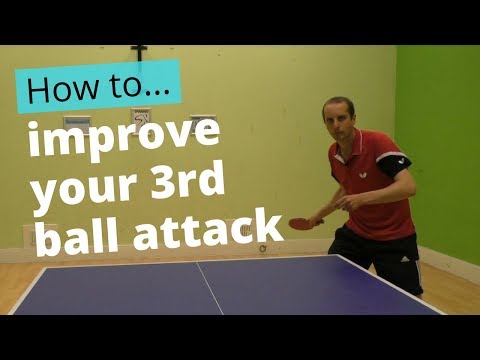 How to improve your 3rd ball attack (table tennis)