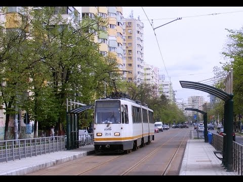 Cab view Linia 46 Gara de Nord - Republica.