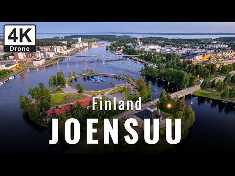 Joensuu Finland | Cinematic 4K Drone Vlog | Lakes, Parks & City Centre