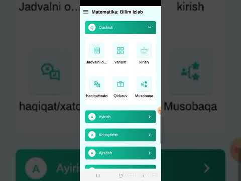 Matematika. Bilim izlab