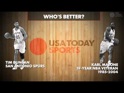 Who's better: Tim Duncan or Karl Malone