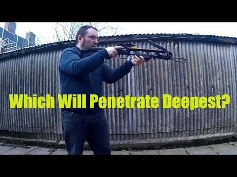Crossbow Broadhead Penetration Tests