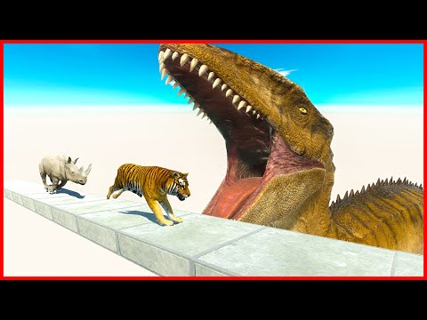 WHO can EVADE AND JUMP OVER ROLLING SPIKES | ARBS - Animal Revolt Battle Simulator