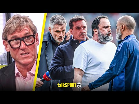 "RIDICULOUS!" Simon Jordan SLAMS Neville & Carragher Over Forest Owner Marinakis FACING UP To Nuno!