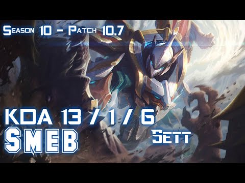 Smeb SETT vs RUMBLE Top - Patch 10.7 KR Ranked