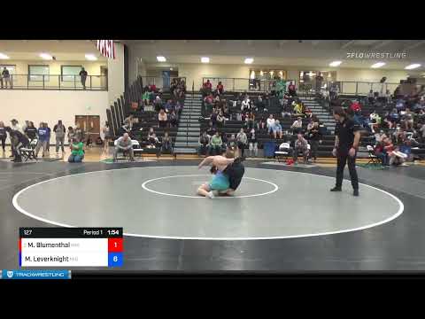 127 Lbs Round 4 - Mari Blumenthal, Missouri Vs Madison Leverknight, Missouri F25f