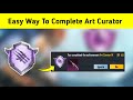Easy Way To Complete Art Curator Achievement In Bgmi / Pubg mobile | How To Complete Art Curator