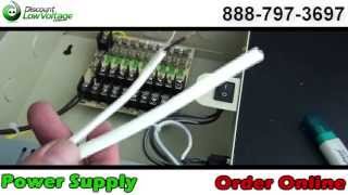 How to Cable a CCTV surveillance Camera Power Supply