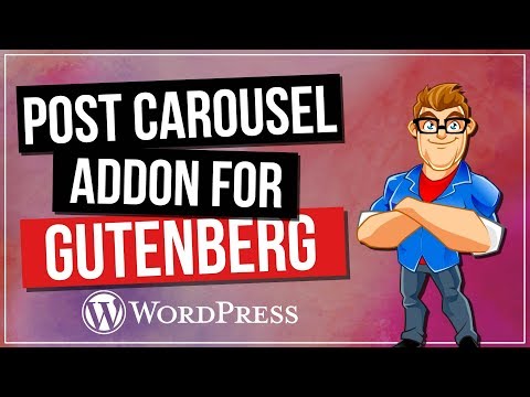 WordPress Carousel Post Carousel for Gutenberg