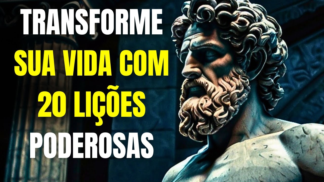 Transforme sua Vida com 20 Lições Poderosas do Estoicismo Se Forçar a Agir | Estoicismo⚜️