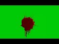 6 awesome blood splatter green screen effects footage