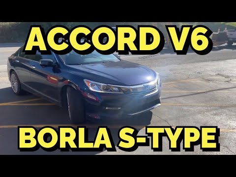 2016 Honda Accord V6 DUAL EXHAUST w/ BORLA S-TYPE!