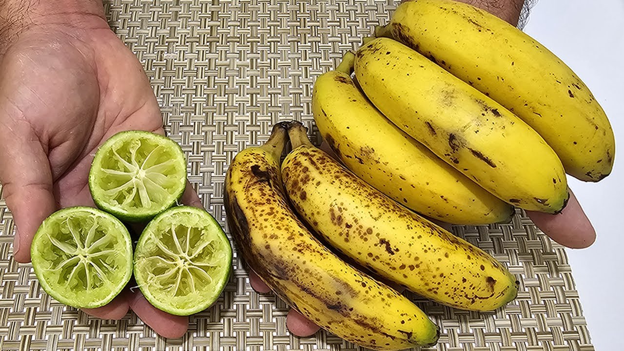 Só bater Banana com Limão  não compro mais no mercado