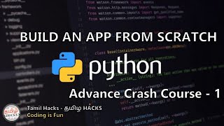 Build an app from scratch in Python   JSON data ? 