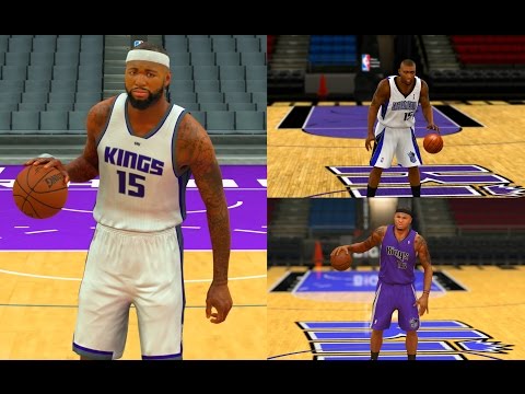 DeMarcus Cousins from NBA 2K11 to NBA 2K17!