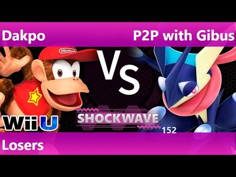 SW 152 - FX | Dakpo (Diddy) vs P2P with Gibus (Greninja) Losers - Smash 4