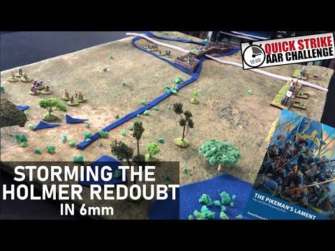 Storming the Holmer Redoubt - a 6mm Pikeman's Lament Wargame