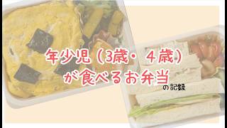年少児が完食したお弁当２個【こべん】　#3歳 #4歳 #kidsbento #bento