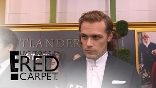 Caitrona Balfe and Sam Heughan Talk New Season 2 Enemies | Live from the Red Carpet | E! News
