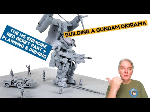 Building A Gundam Diorama: Part 1 – Planning And Priming