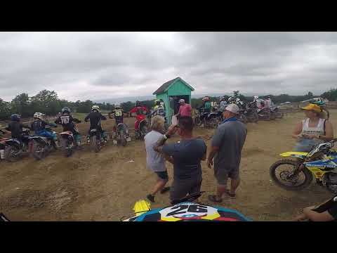 Doublin Gap mx MDRA race 125C two stroke smoke. 55+ up next. 7-9-23