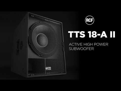 RCF TTS 18-A II - ACTIVE HIGH POWER SUBWOOFER