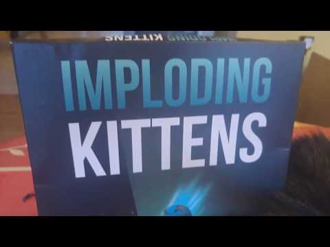 Exploding Kittens és Imploding Kittens party kártyajáték bemutató videó - Lacca110