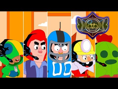 BRAWL STARS ANIMATION: 300 IQ VS 10 IQ #3 (Parody)