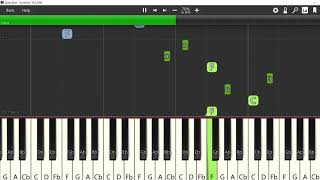 Glass Eyes Radiohead Piano Tutorial MIDI (Synthesia)