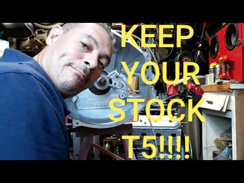 How to still keep your stock T5. With new Transmission Bellhousing, Clutch Master and Slave cyl