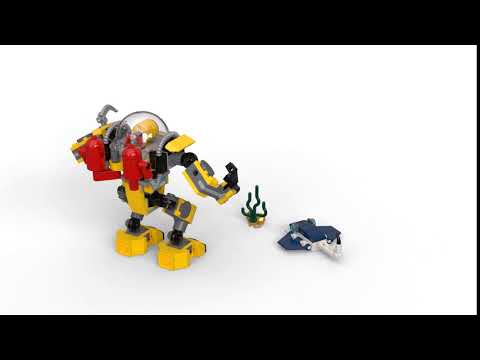 Конструктор LEGO Creator 3в1 «Робот для подводных исследований» 31090 / 207 деталей