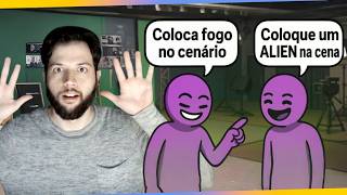 Fiz o chat criar um filme sem saber NADA da história... ficou incrível.