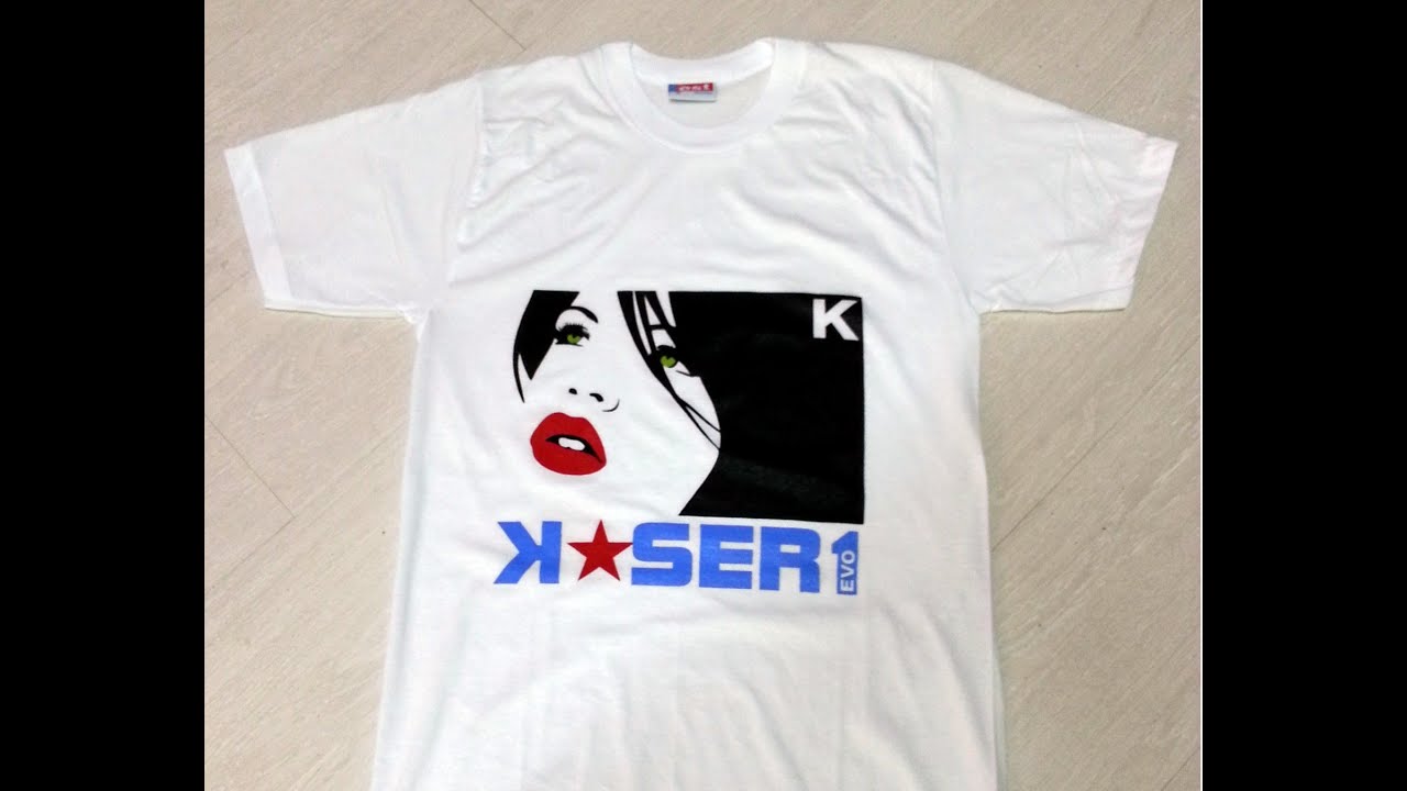 Sérigraphie sur t-shirts avec la machine K-SER1 Evo — tutoriel complet