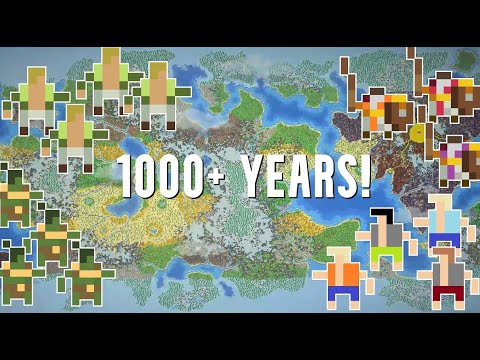 A HUGE Fantasy World Wages War For 1000 Years! - WorldBox