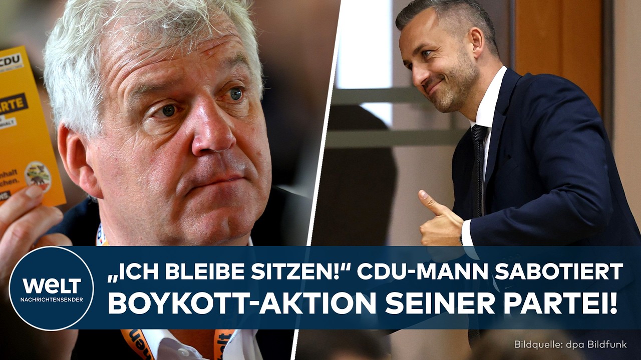 SACHSEN-ANHALT: CDU-Mann rebelliert gegen seine Partei! Guido Heuer macht bei Wahl-Aktion nicht mit!