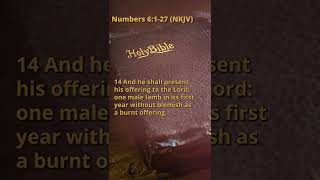 Numbers 6:1-27 (NKJV)