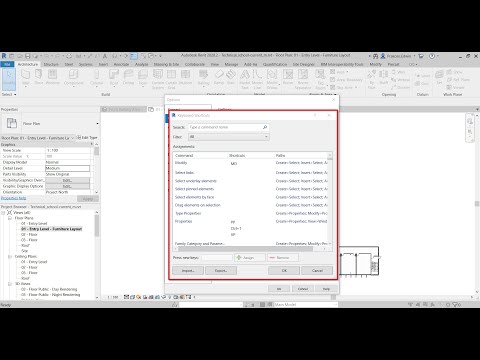 Working with Revit Shortcuts