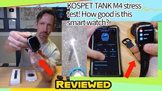 KOSPET TANK M4 rugged smart watch unboxing and review. All the features of high end watches?