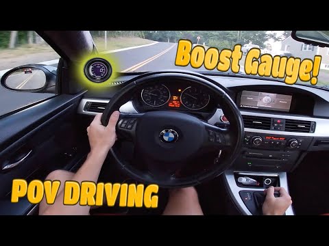 A-Pillar Boost Gauge Install on 335i!