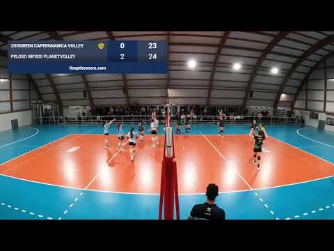 Campionato Nazionale Serie B2, Girone C: ZOOGREEN CAPERGNANICA VOLLEY VS PELOSO INFISSI PLANETVOLLEY