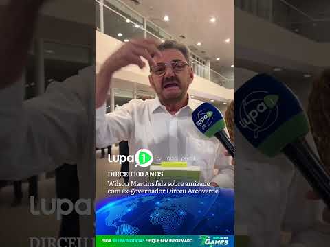 DIRCEU 100 ANOS: Wilson Martins fala sobre amizade com ex-governador Dirceu Arcoverde.