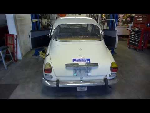 Classic 1968 Saab 96 with a V4