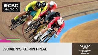 Women's keirin track cycling final from Day 10 of 2026 Commonwealth Games