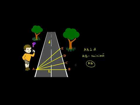 Drepte perpendiculare. Distanța de la un punct la o dreaptă | Lectii-Virtuale.ro