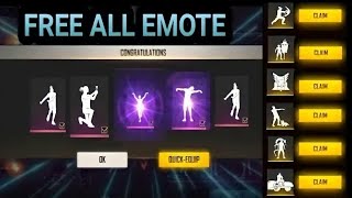 How to Get Free Emotes in Free Fire | Free Emotes in Free Fire | Free Fire Free Emote | Free Emotes