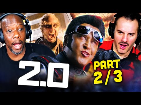 2.0 Movie Reaction Part 2/3! | Rajinikanth | Akshay Kumar | Amy Jackson